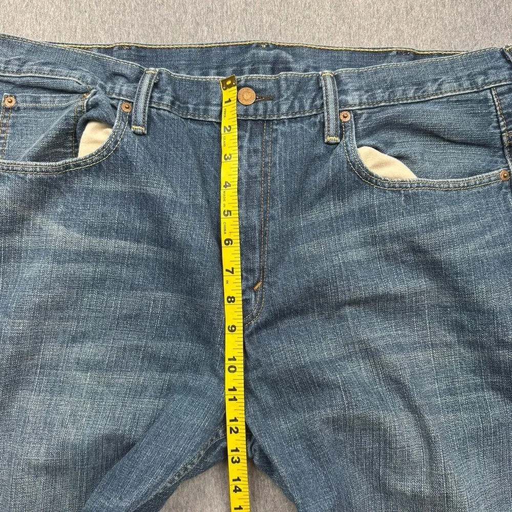 Levis Jeans Mens Sz 38x30 569 Loose Fit Straight Leg Denim Pants Baggy Whiskered